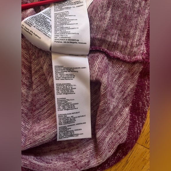 Marmot Hoodie Sweater Womens XL Purple Long Sleeve Cowl Neck Lightweight - Picture 4 of 7